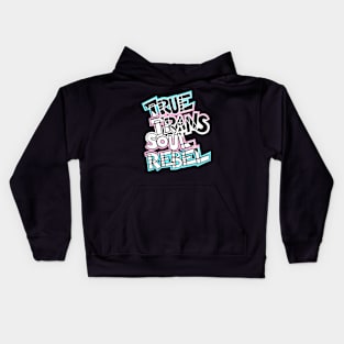 True Trans Soul Rebel - diagnonal Kids Hoodie